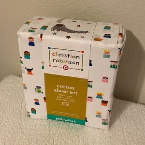 NWT Christian Robinson Pillowfort Twin Sheets